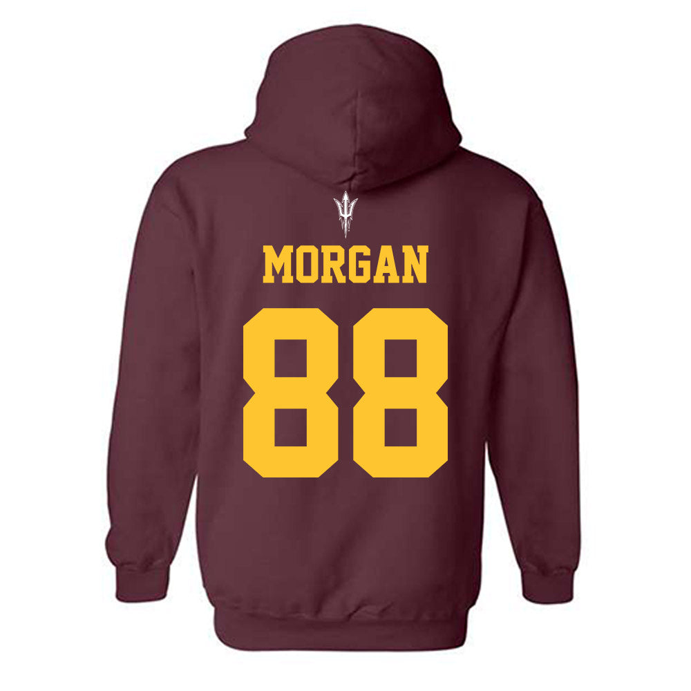 Arizona State - NCAA Football : Daeshon morgan - Generic Shersey Hooded Sweatshirt-1