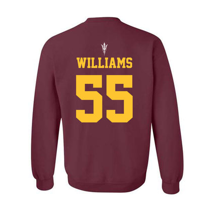 Arizona State - NCAA Football : Ramar Williams - Generic Shersey Crewneck Sweatshirt-1