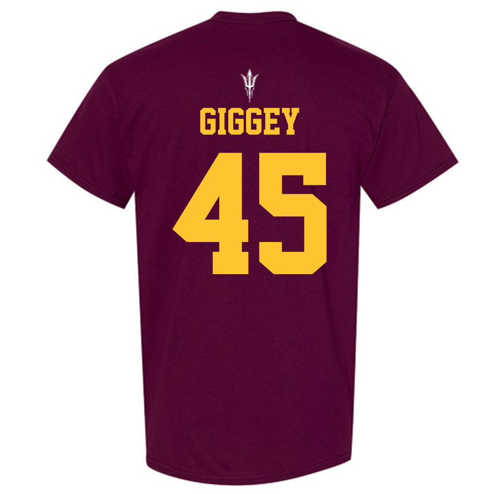 Arizona State - NCAA Football : James Giggey - Generic Shersey T-Shirt-1