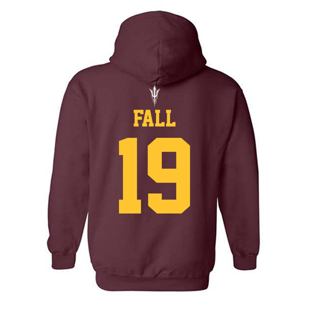 Arizona State - NCAA Football : Adama Fall - Generic Shersey Hooded Sweatshirt-1