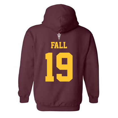 Arizona State - NCAA Football : Adama Fall - Generic Shersey Hooded Sweatshirt-1
