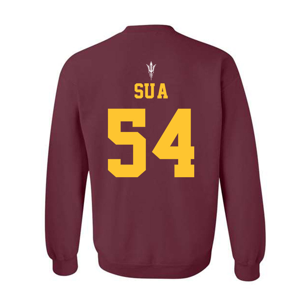 Arizona State - NCAA Football : Joey Su'a - Generic Shersey Crewneck Sweatshirt-1