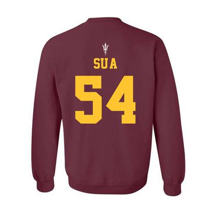 Arizona State - NCAA Football : Joey Su'a - Generic Shersey Crewneck Sweatshirt-1