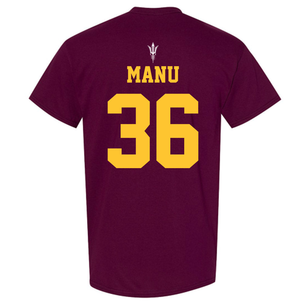 Arizona State - NCAA Football : Salesi Manu - Generic Shersey T-Shirt-1