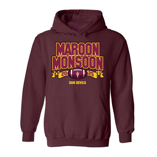 Arizona State - NCAA Football : Uriah Neloms - Generic Shersey Hooded Sweatshirt-0