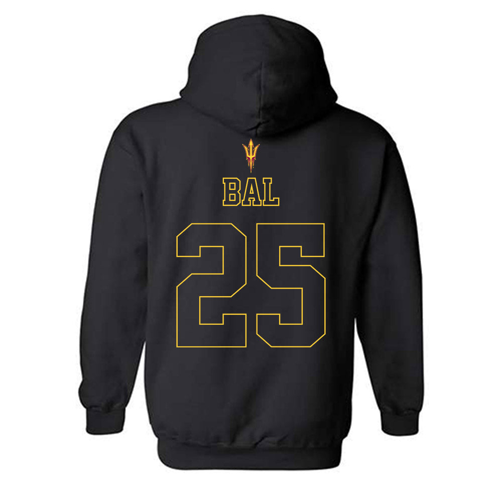 Arizona State - NCAA Football : Jackquintin Bal - Blackout Classic Shersey Hooded Sweatshirt-1
