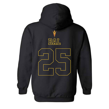 Arizona State - NCAA Football : Jackquintin Bal - Blackout Classic Shersey Hooded Sweatshirt-1
