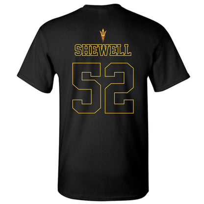 Arizona State - NCAA Football : Ian Shewell - Blackout Classic Shersey T-Shirt-1