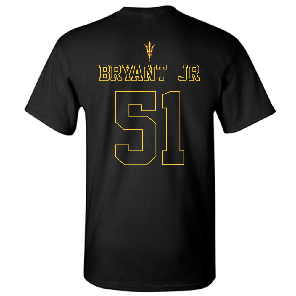 Arizona State - NCAA Football : Desean Bryant Jr - Blackout Classic Shersey T-Shirt-1