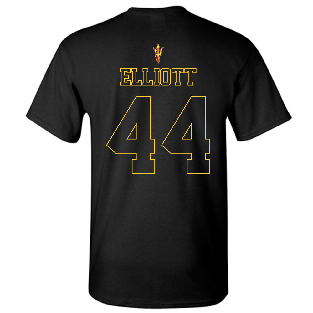 Arizona State - NCAA Football : Keyshaun Elliott - Blackout Classic Shersey T-Shirt-1
