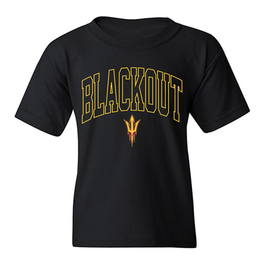 Arizona State - NCAA Football : Kyan McDonald - Blackout Classic Shersey Youth T-Shirt-0