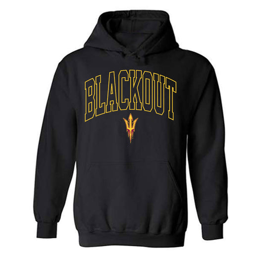 Arizona State - NCAA Football : Coben Bourguet - Blackout Classic Shersey Hooded Sweatshirt-0