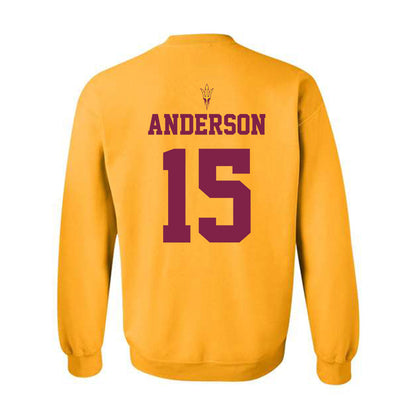Arizona State - NCAA Football : Khamari Anderson - Generic Shersey Crewneck Sweatshirt-1