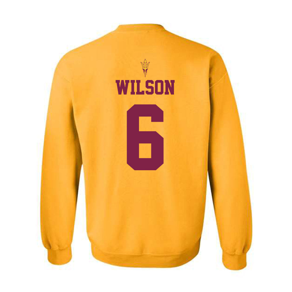 Arizona State - NCAA Football : Adrian Wilson - Generic Shersey Crewneck Sweatshirt-1