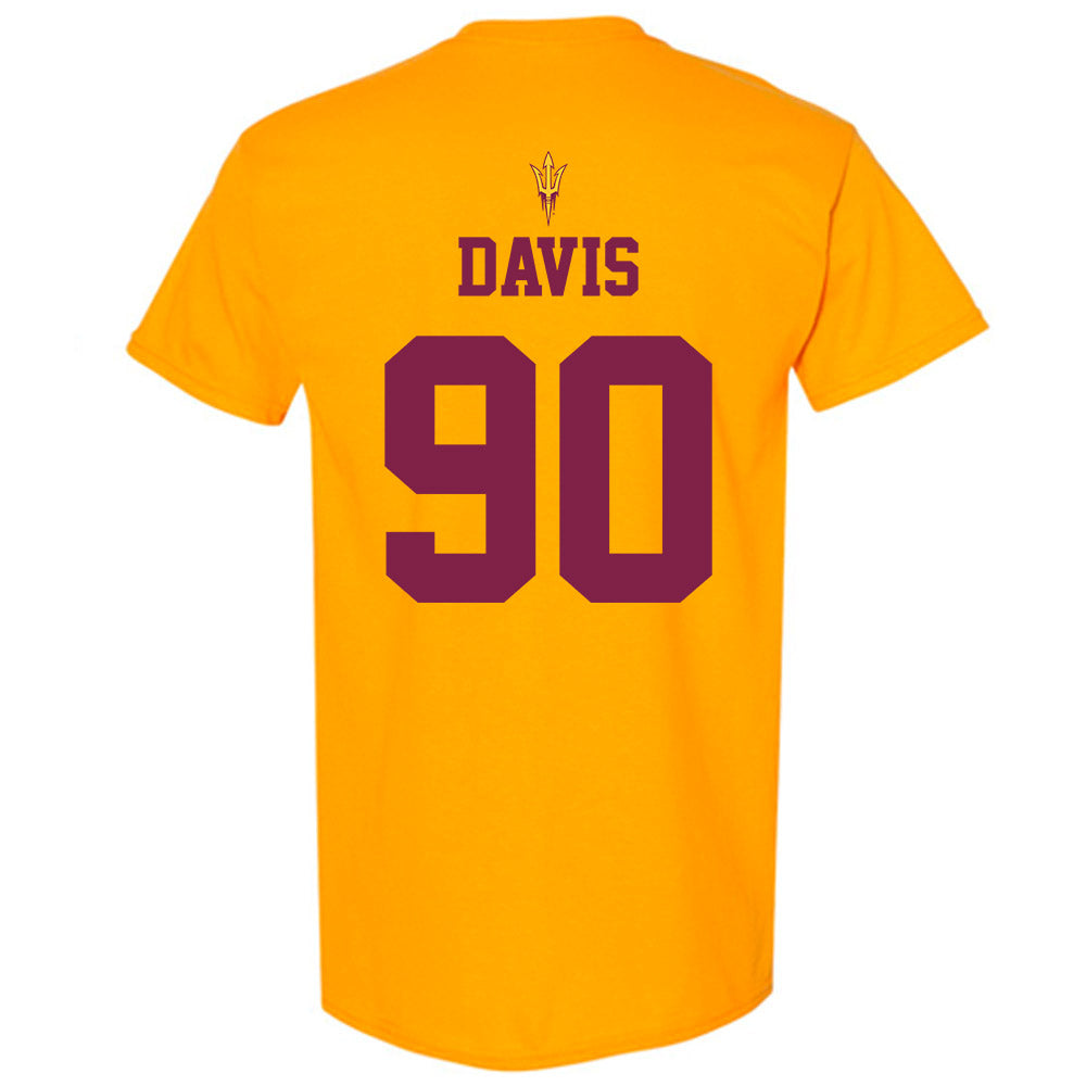 Arizona State - NCAA Football : Cade Davis - Generic Shersey T-Shirt-1