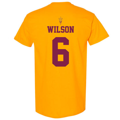Arizona State - NCAA Football : Adrian Wilson - Generic Shersey T-Shirt-1