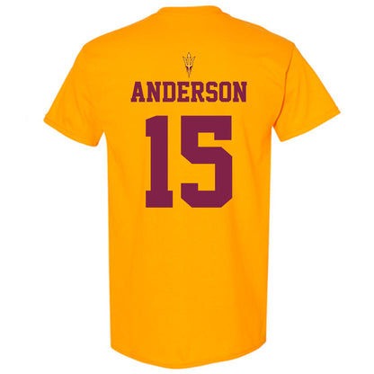 Arizona State - NCAA Football : Khamari Anderson - Generic Shersey T-Shirt-1