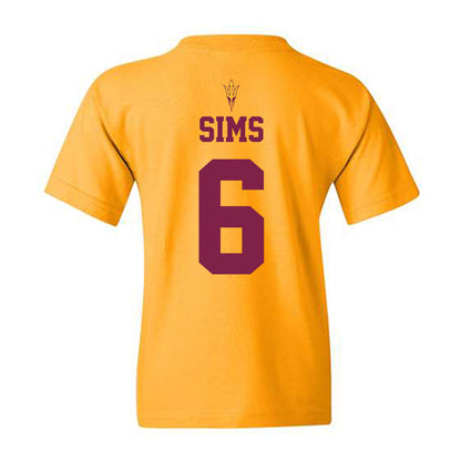 Arizona State - NCAA Football : Jeff Sims - Generic Shersey Youth T-Shirt-1