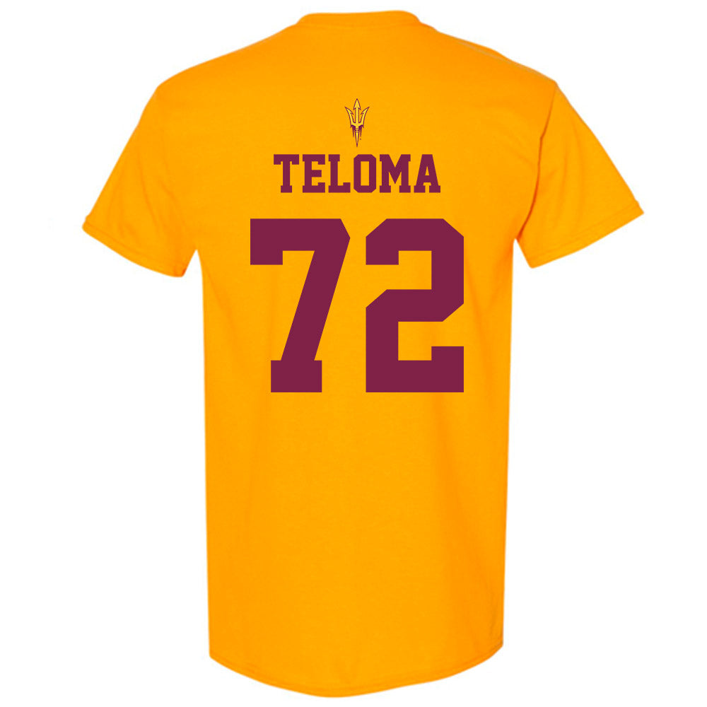 Arizona State - NCAA Football : Doughless Teloma - Generic Shersey T-Shirt-1