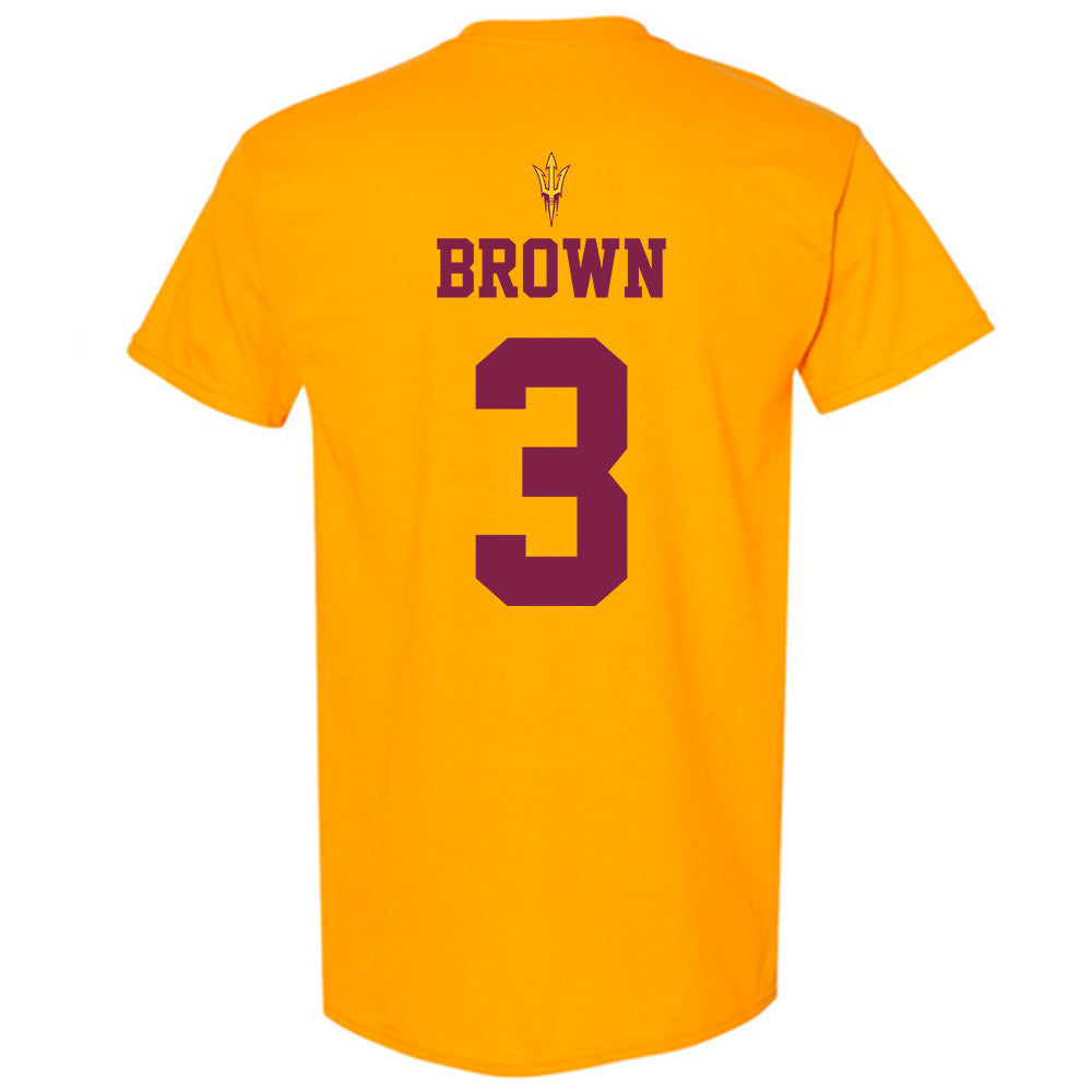 Arizona State - NCAA Football : Raleek Brown - Homecoming and Salute to Service T-Shirt-1