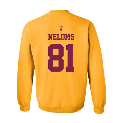 Arizona State - NCAA Football : Uriah Neloms - Homecoming and Salute to Service Crewneck Sweatshirt-1