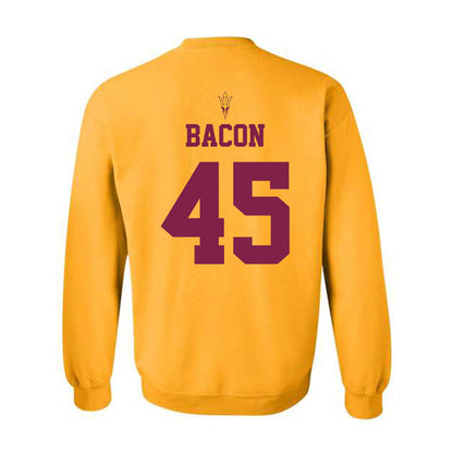 Arizona State - NCAA Football : Tristan Bacon - Homecoming and Salute to Service Crewneck Sweatshirt-1