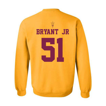 Arizona State - NCAA Football : Desean Bryant Jr - Homecoming and Salute to Service Crewneck Sweatshirt-1