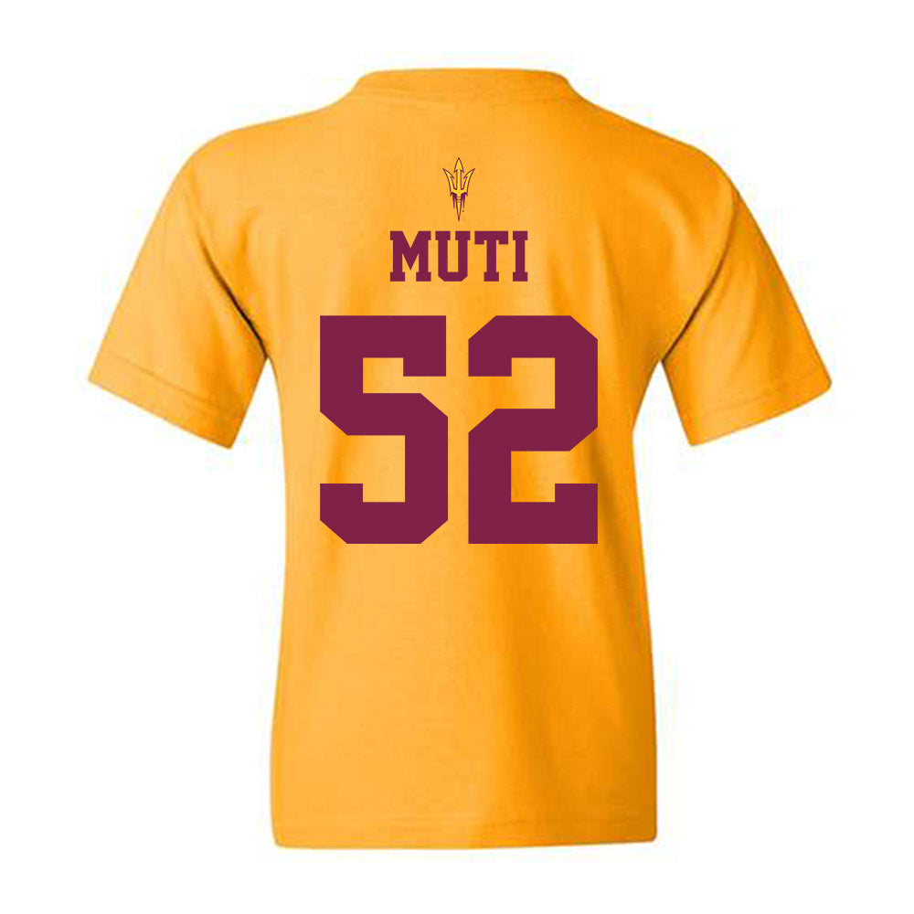 Arizona State - NCAA Football : Ui Muti - Homecoming and Salute to Service Youth T-Shirt-1