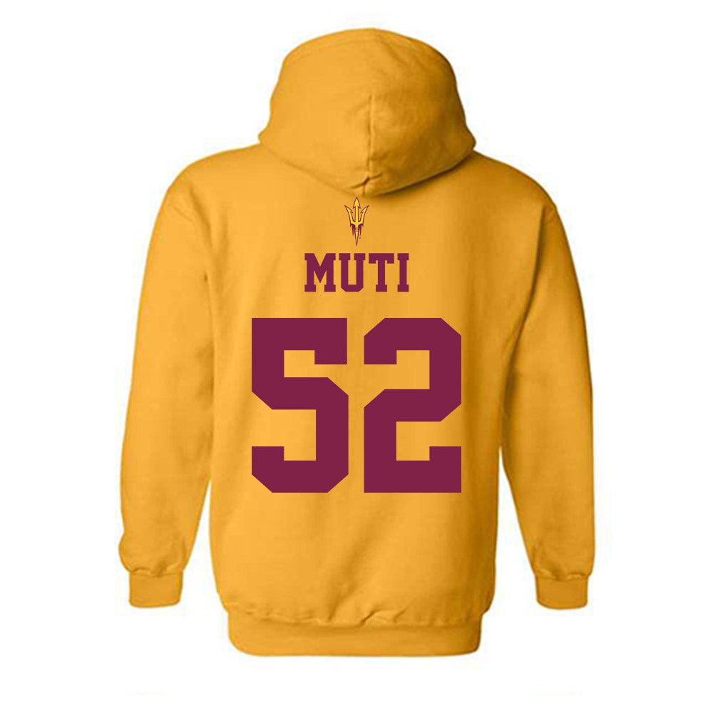 Arizona State - NCAA Football : Ui Muti - Homecoming and Salute to Service Hooded Sweatshirt-1