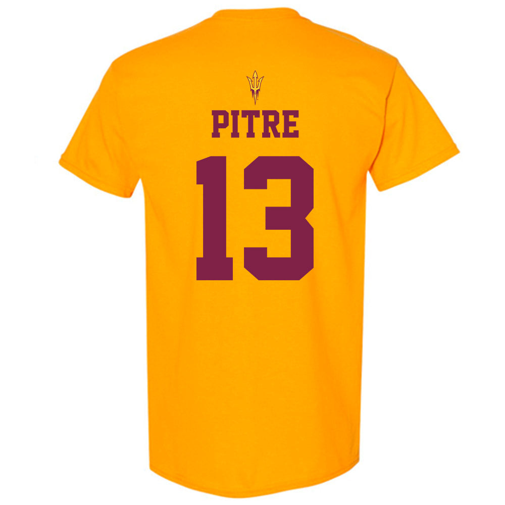 Arizona State - NCAA Football : Roman Pitre - Homecoming and Salute to Service T-Shirt-1