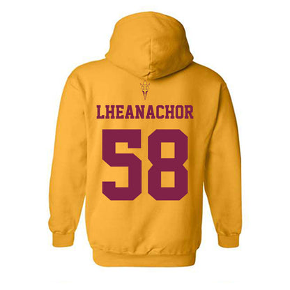 Arizona State - NCAA Football : Maxwell Lheanachor - Homecoming and Salute to Service Hooded Sweatshirt-1