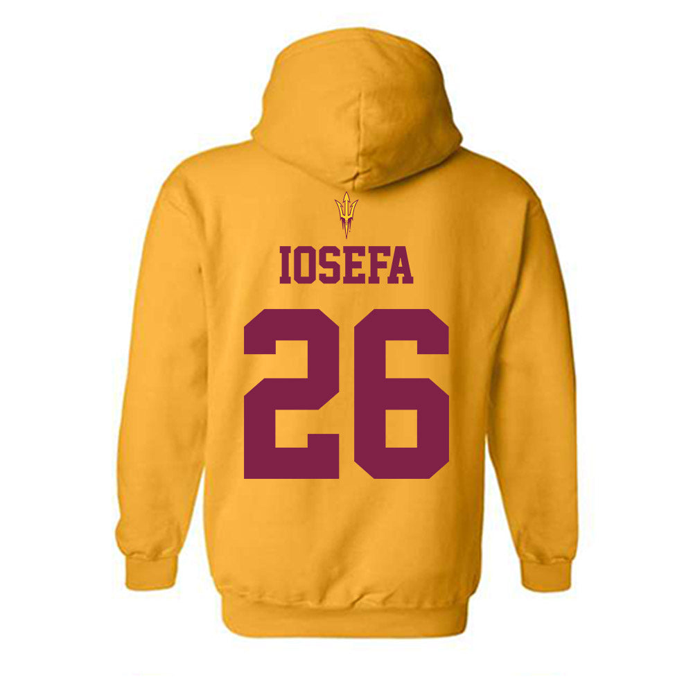 Arizona State - NCAA Football : Isaiah Iosefa - Homecoming and Salute to Service Hooded Sweatshirt-1