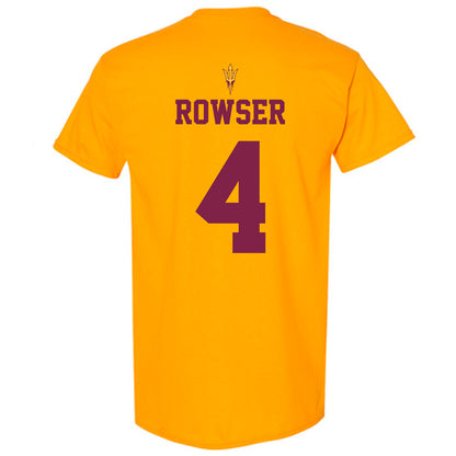 Arizona State - NCAA Football : Myles Rowser - Homecoming and Salute to Service T-Shirt-1