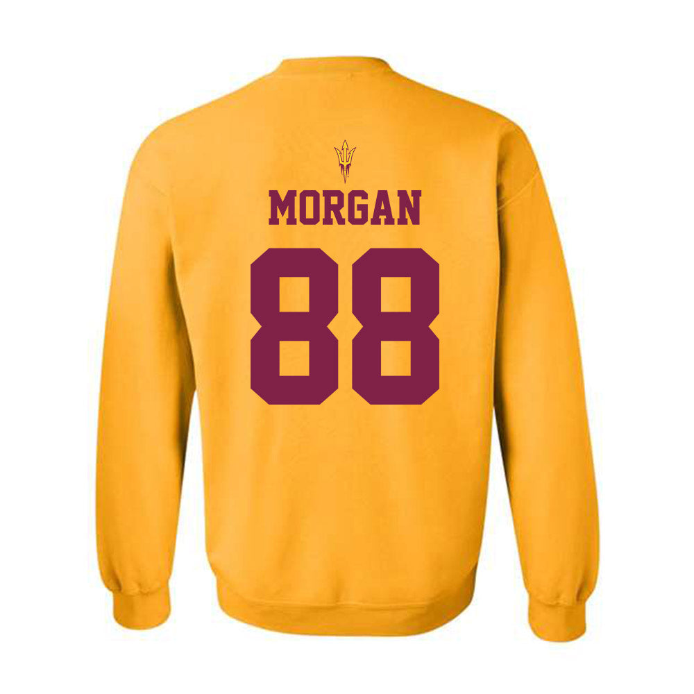 Arizona State - NCAA Football : Daeshon morgan - Homecoming and Salute to Service Crewneck Sweatshirt-1
