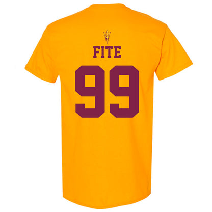 Arizona State - NCAA Football : CJ Fite - Homecoming and Salute to Service T-Shirt-1