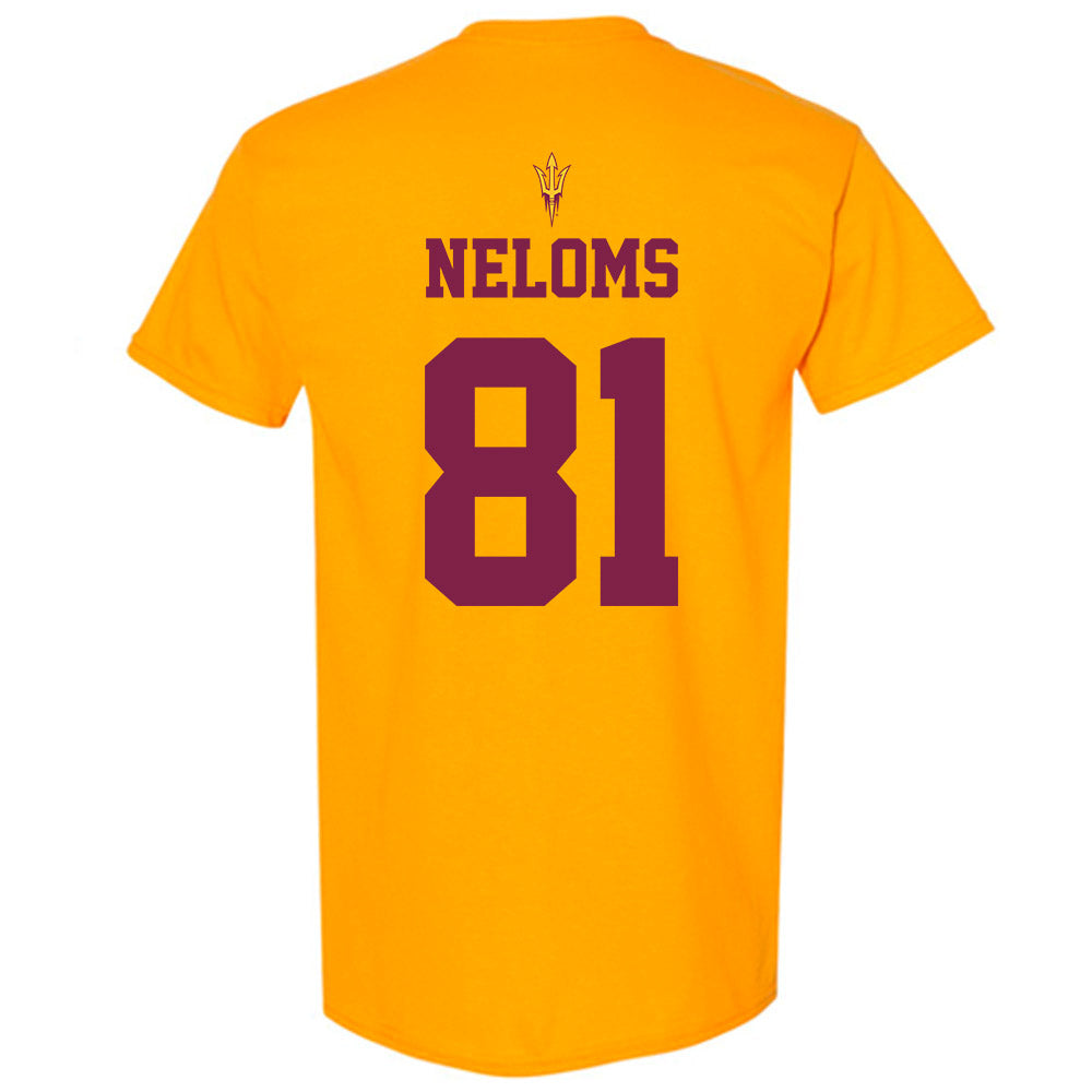 Arizona State - NCAA Football : Uriah Neloms - Homecoming and Salute to Service T-Shirt-1