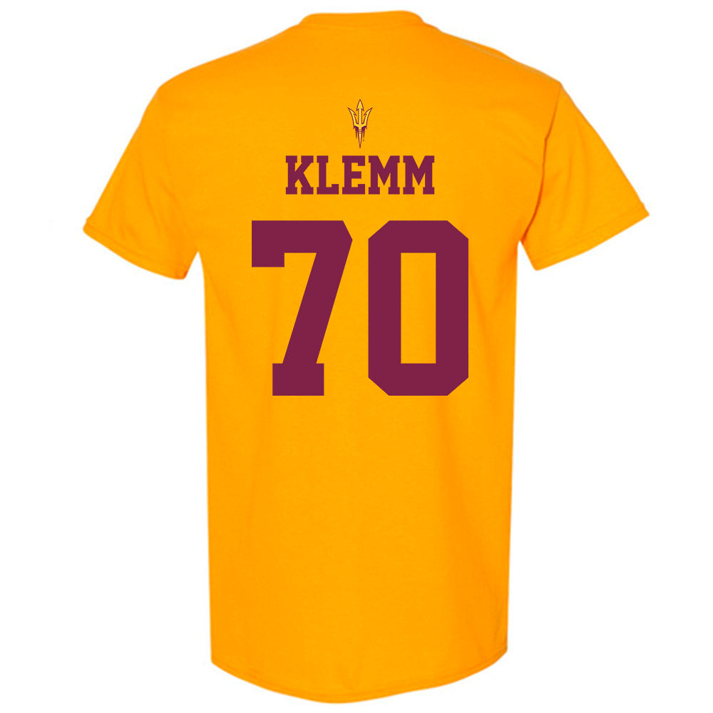 Arizona State - NCAA Football : Jalen Klemm - Homecoming and Salute to Service T-Shirt-1