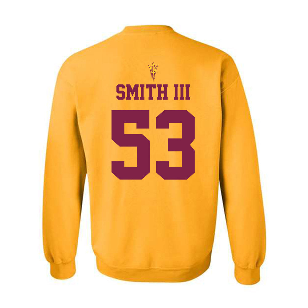 Arizona State - NCAA Football : Albert Smith III - Homecoming and Salute to Service Crewneck Sweatshirt-1