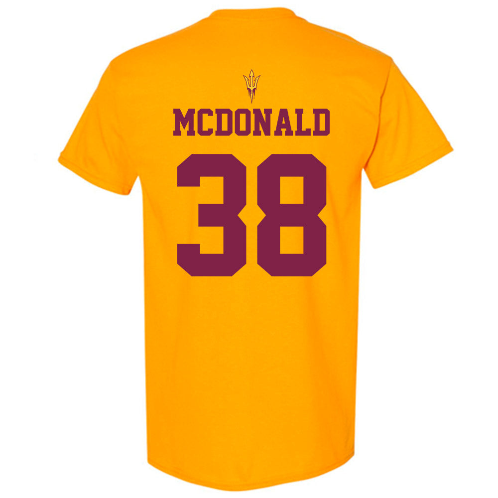 Arizona State - NCAA Football : Kyan McDonald - Homecoming and Salute to Service T-Shirt-1