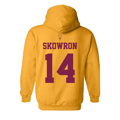 Arizona State - NCAA Football : Xavier Skowron - Homecoming and Salute to Service Hooded Sweatshirt-1