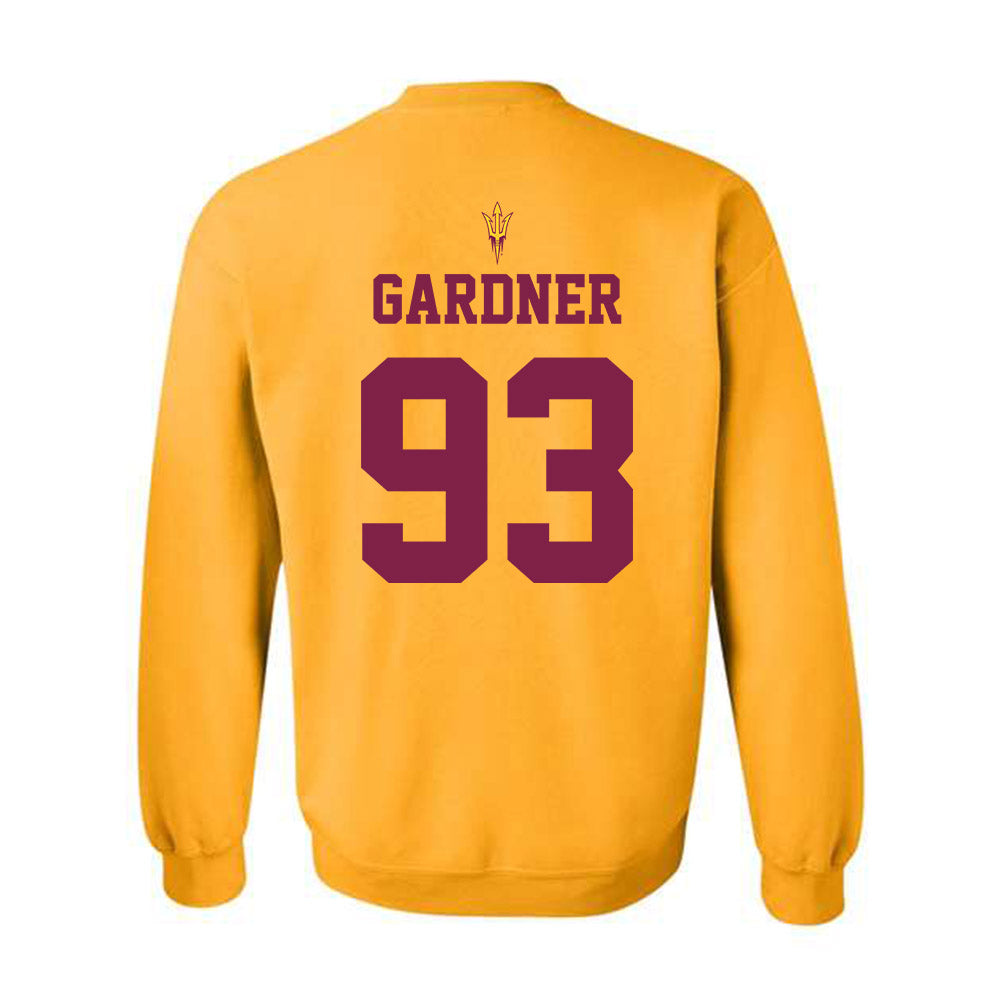 Arizona State - NCAA Football : My'Keil Gardner - Homecoming and Salute to Service Crewneck Sweatshirt-1