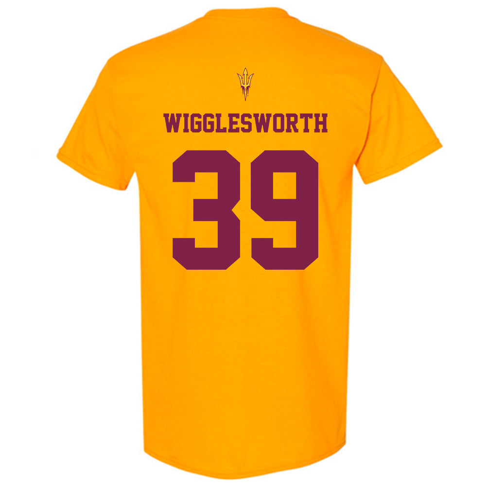 Arizona State - NCAA Football : Tyler Wigglesworth - Homecoming and Salute to Service T-Shirt-1