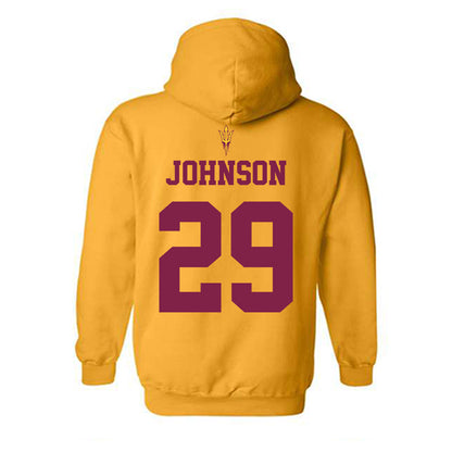 Arizona State - NCAA Football : Plas Johnson - Homecoming and Salute to Service Hooded Sweatshirt-1
