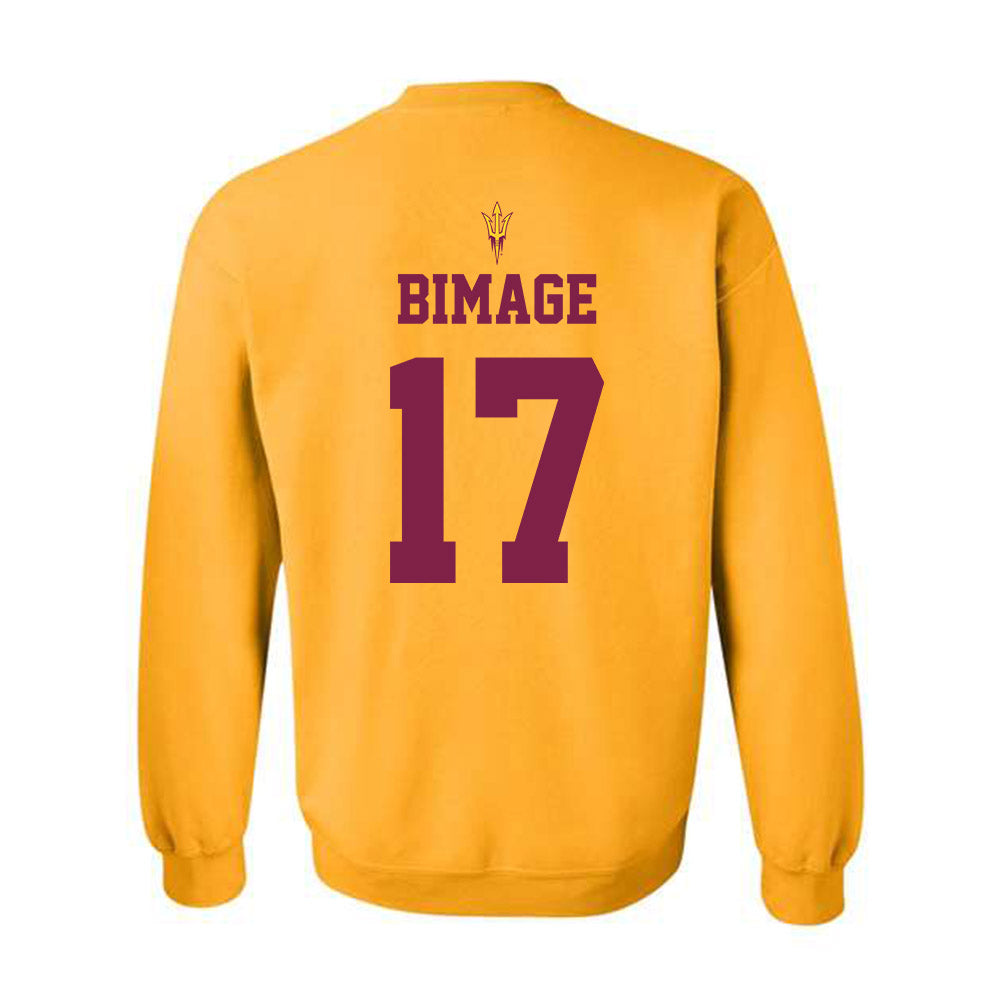 Arizona State - NCAA Football : Rodney Bimage - Homecoming and Salute to Service Crewneck Sweatshirt-1