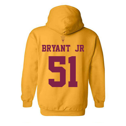 Arizona State - NCAA Football : Desean Bryant Jr - Homecoming and Salute to Service Hooded Sweatshirt-1