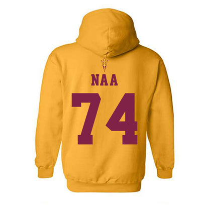 Arizona State - NCAA Football : Sean Na'a - Homecoming and Salute to Service Hooded Sweatshirt-1