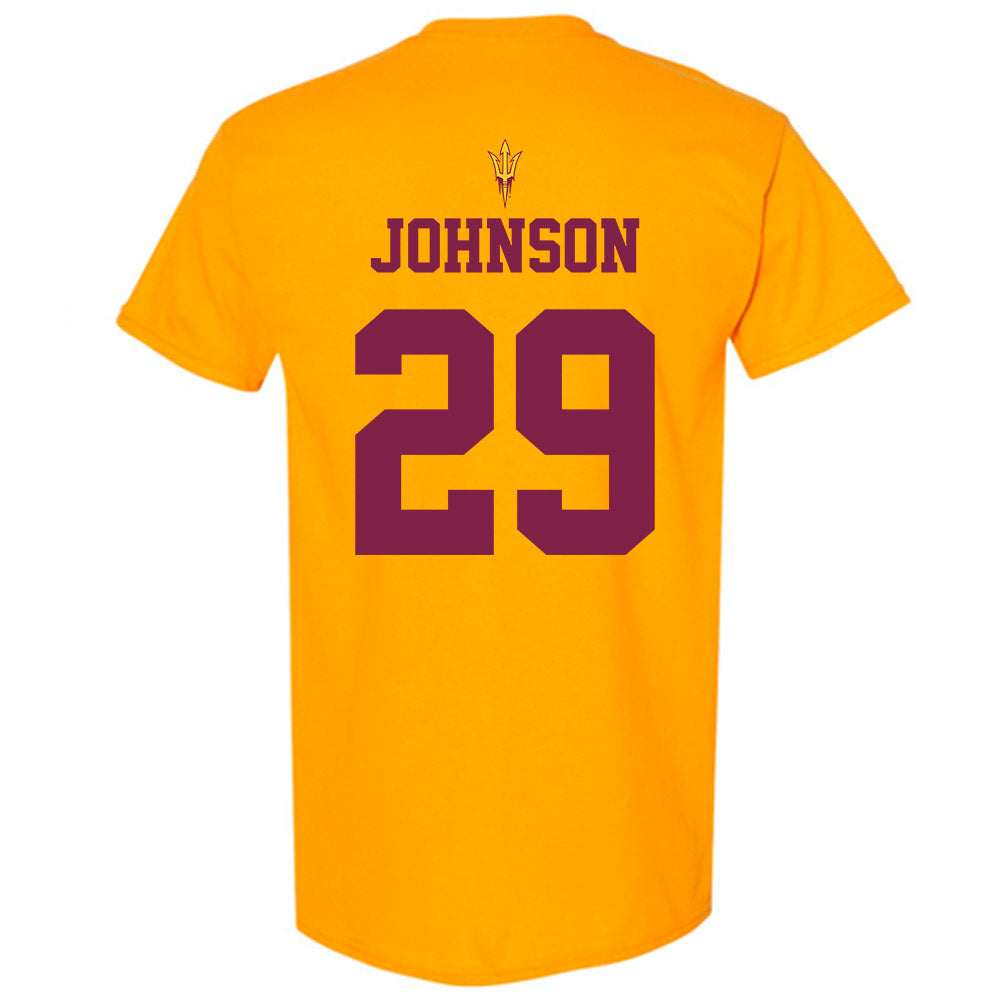 Arizona State - NCAA Football : Plas Johnson - Homecoming and Salute to Service T-Shirt-1