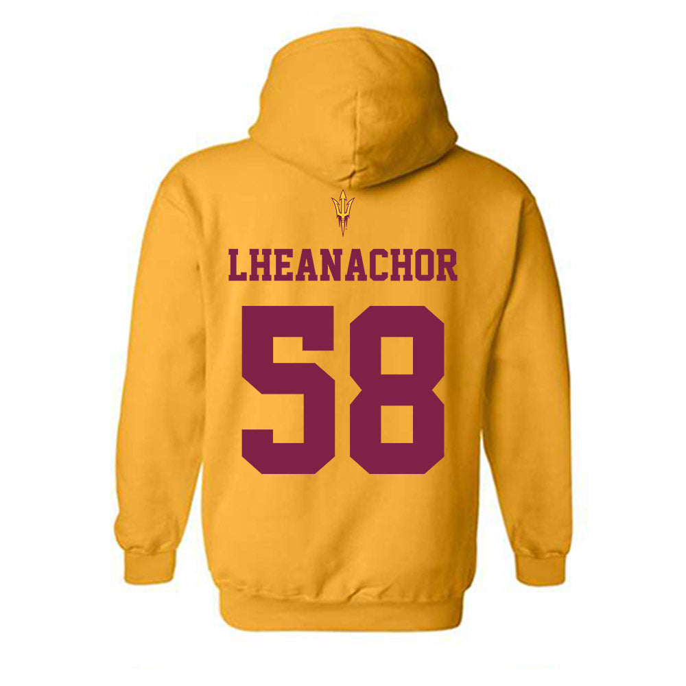 Arizona State - NCAA Football : Maxwell Lheanachor - Senior Day Hooded Sweatshirt-1