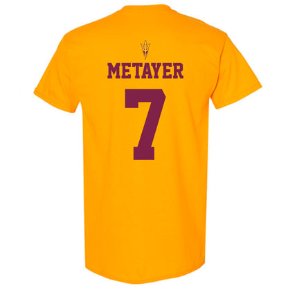Arizona State - NCAA Football : Chamon Metayer - Senior Day T-Shirt-1