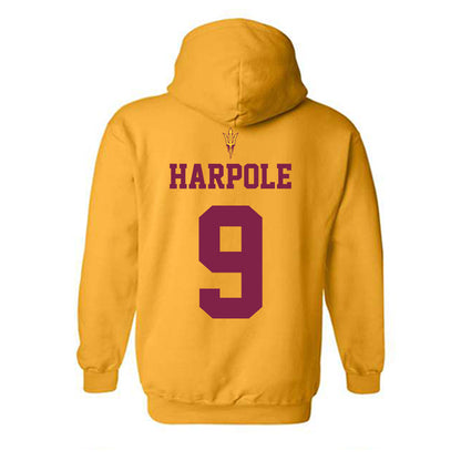 Arizona State - NCAA Football : Cameron Harpole - Senior Day Hooded Sweatshirt-1
